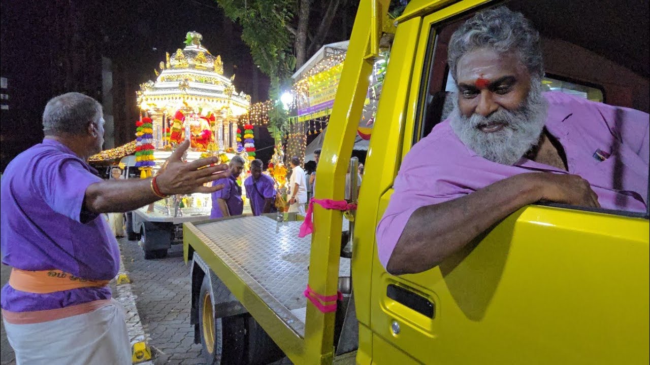 🇸🇬 11.05.25 - Sri Vairavimada Kaliamman Temple 9th Day Brahmothsavam Silver Chariot Procession 🇸🇬