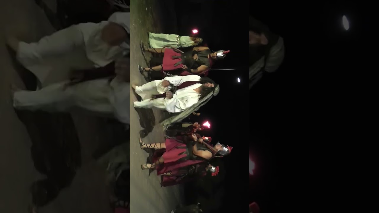 Vía crusis viviente “ La pasión de Cristo en Antinaco” Abril 2025 