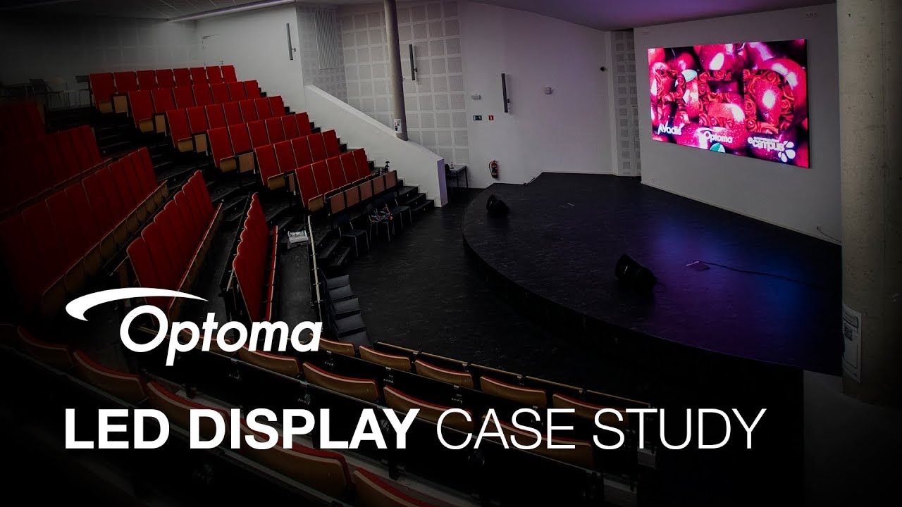 Impressive new Optoma LED display for Eurometropolitan e-Campus