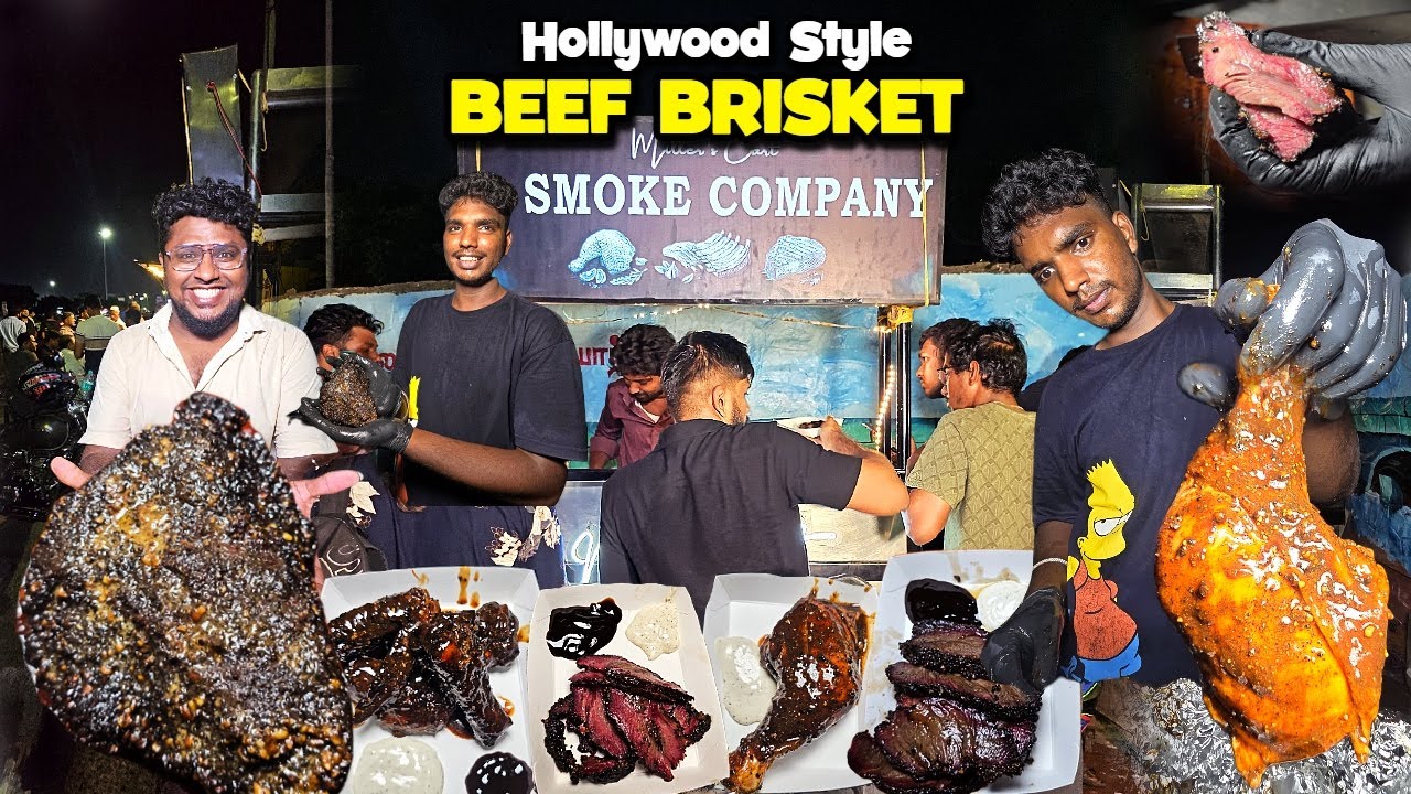 Besant Nagarரை கலக்கும் Hollywood Style BEEF Brisket in Chennai🔥 | Millers Cart | Tamil Food Review