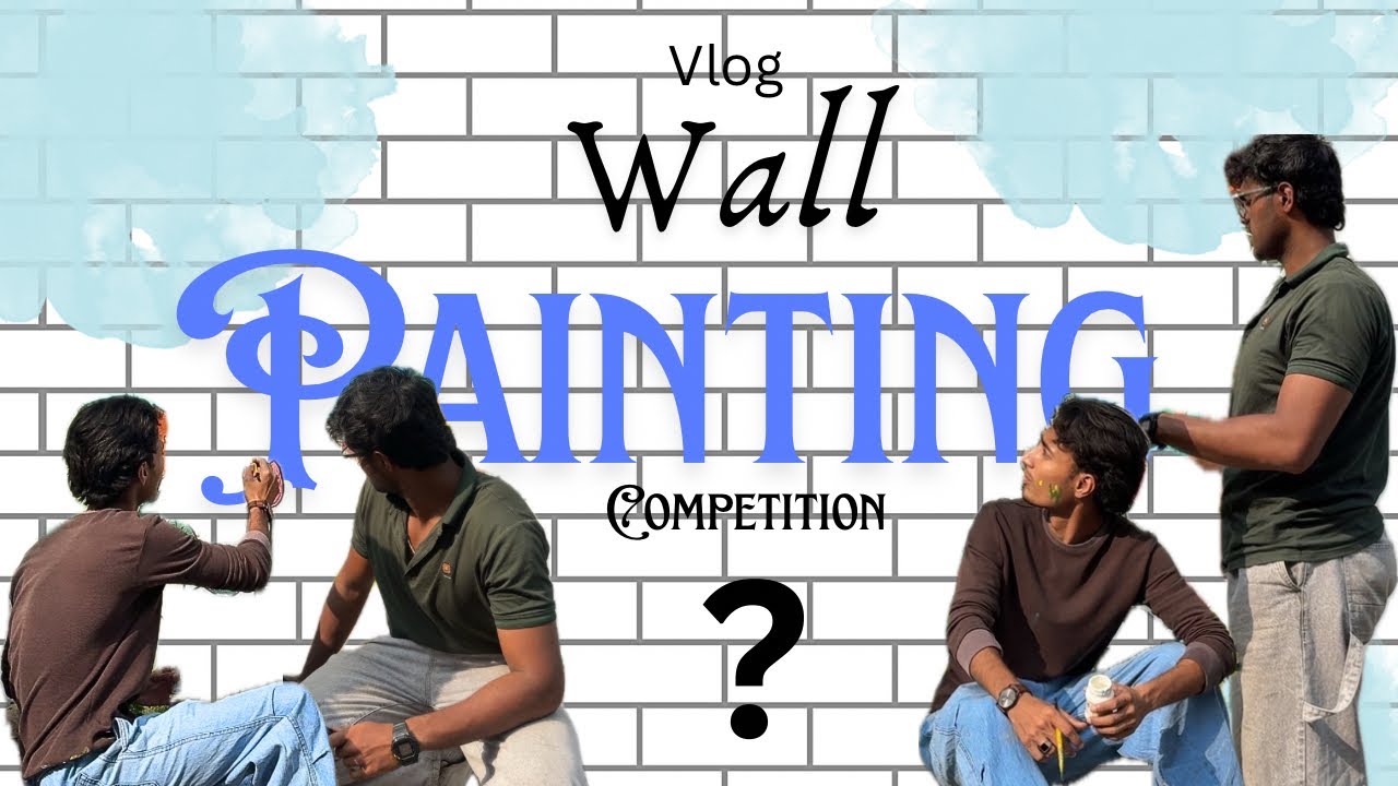 Brushes,Friends & Fun🖌️🎨|Team Diamond💎|One wall endless memories❤️|Yasir Pathan Vlogs|