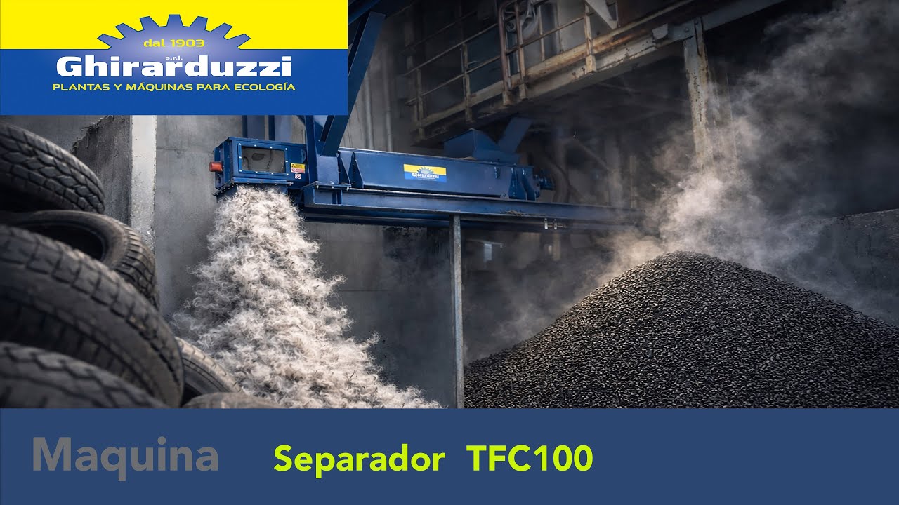 SEPARADOR DE FIBRAS TEXTILES TFC100 GHIRARDUZZI SRL