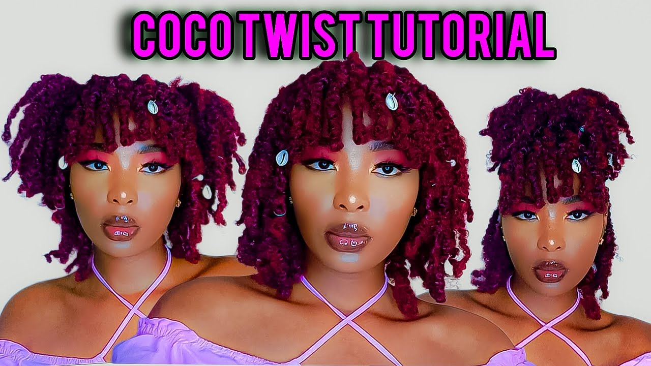 VIRAL coco twist  hairstyle tutorial |BEGGINER FRIENDLY