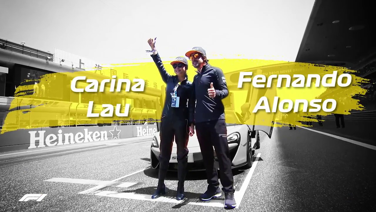 Fernando Alonso Takes Carina Lau for a Spin!  | F1 Pirelli Hot Laps