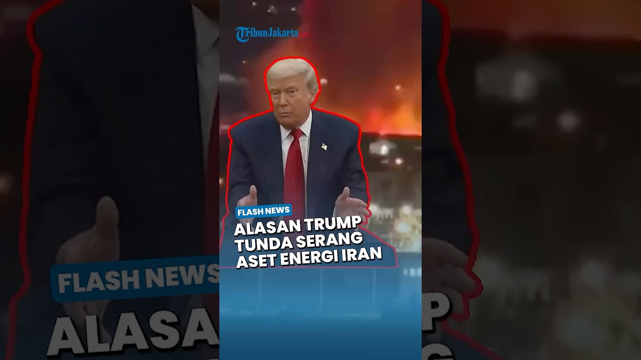 TERUNGKAP ALASAN TRUMP Tunda Serang Aset Energi Iran hingga 6 April 2026
