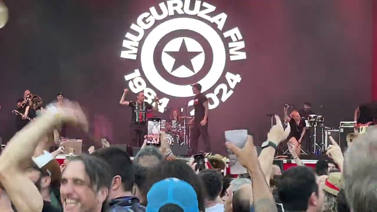 Fermín Muguruza - Zu atrapatu arte (Kortatu song) (+Juanra KOP), Cruïlla, 10 Juliol 2025, Barcelona