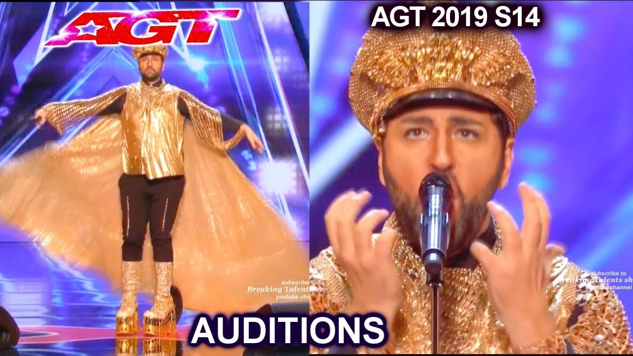 Raed Saade Opera Singer & Whistler  BUZZED OUT | America's Got Talent 2019 Audition