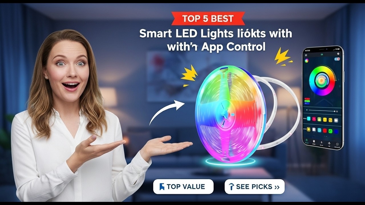 ✅ Top 5: Best Smart LED Strips with Remote Control [App & Voice] { Unboxing } 