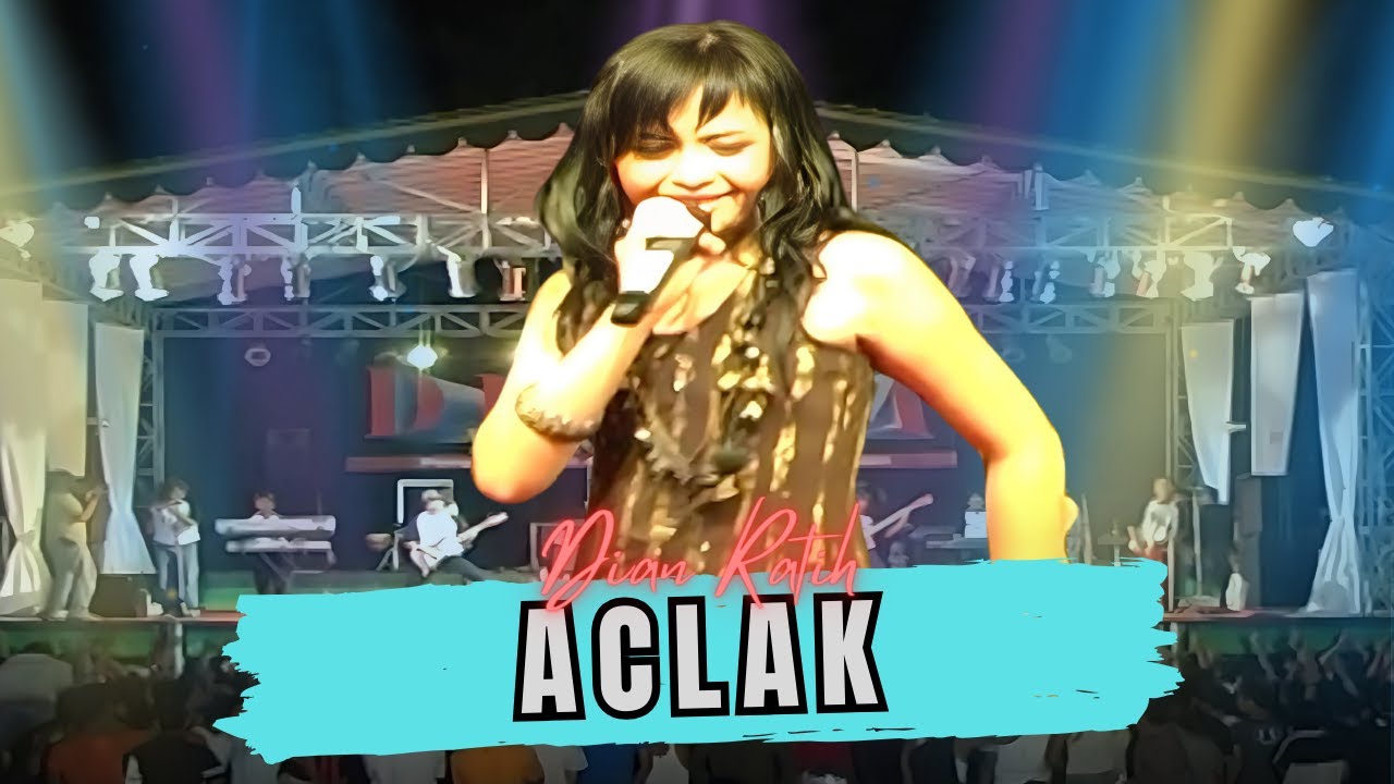 Karaoke - Aclak - Dina Ratih (Official Video Karaoke ANEKA SAFARI)