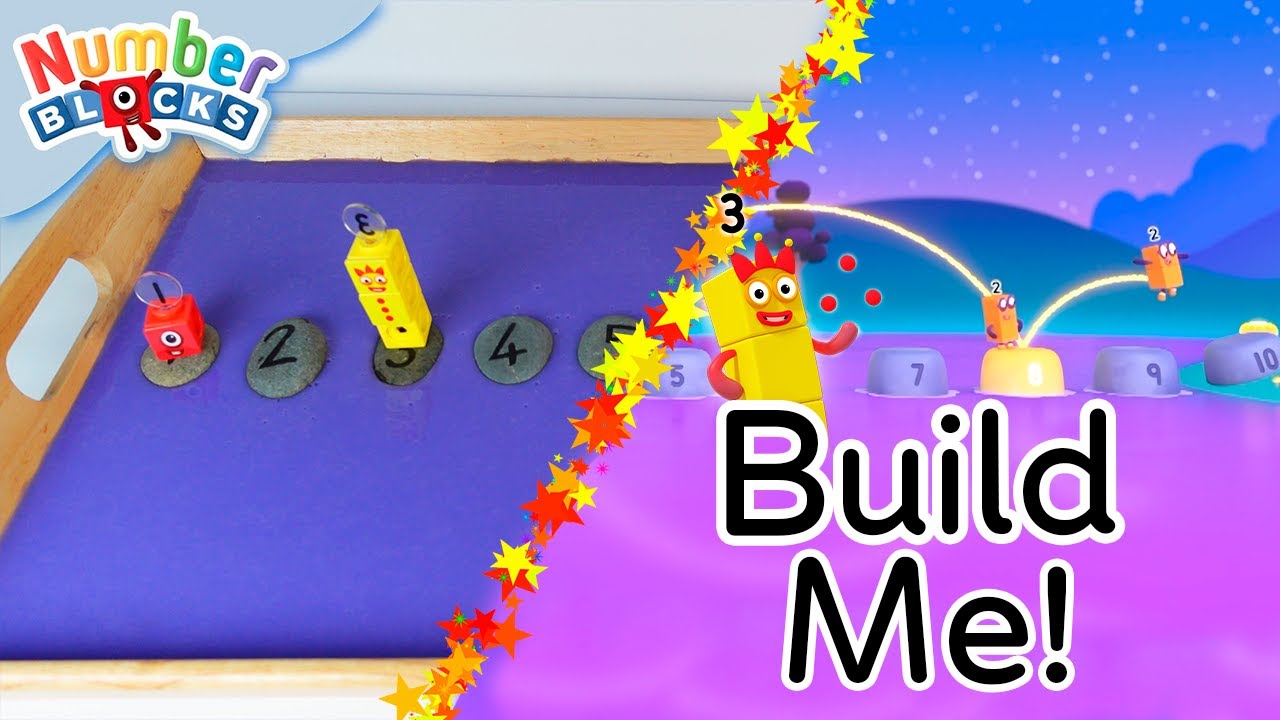 Numberblocks - Build Your Own Stepping Stone Maniputives | Numberblocks Crafts 🖍️ | Learn to Count