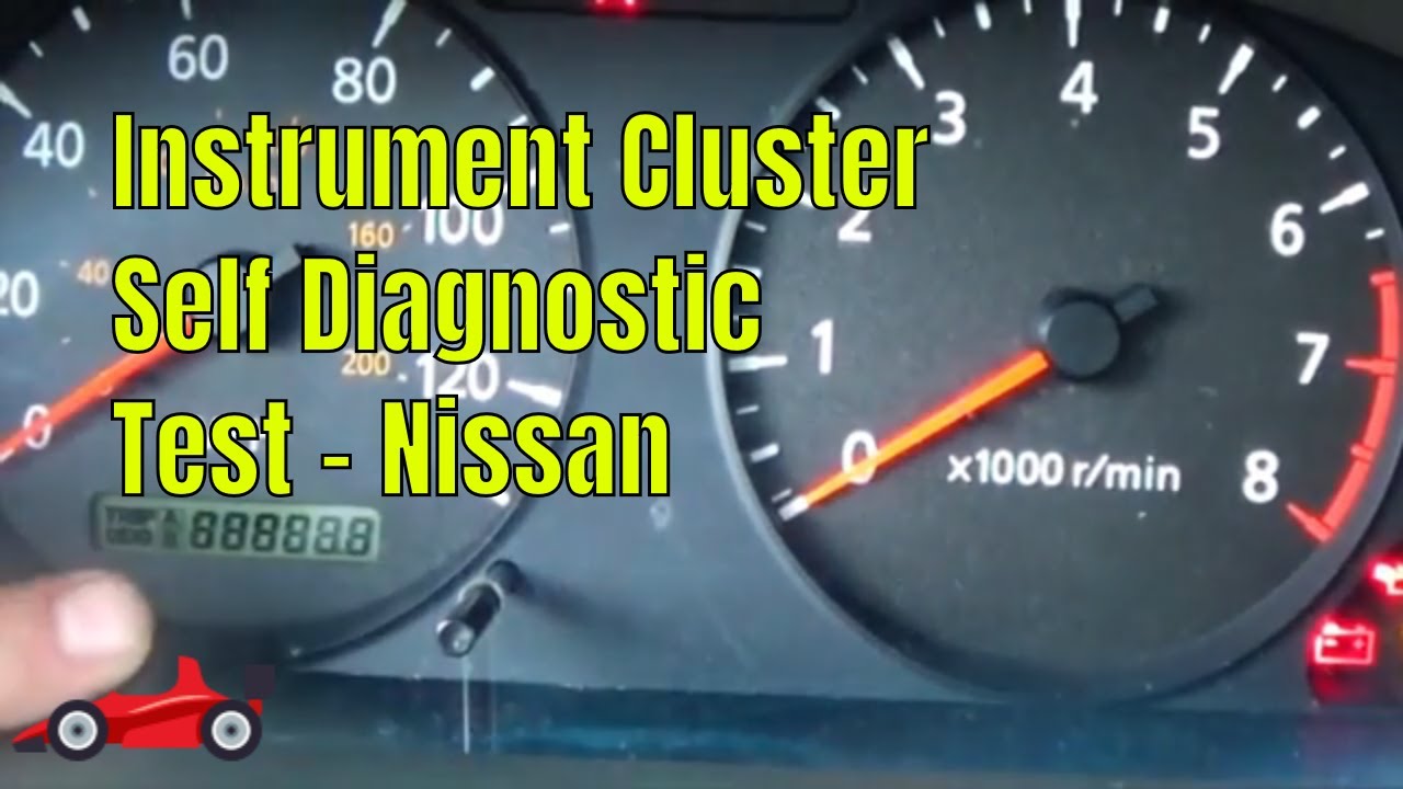 Самодиагностика комбинации приборов (спидометр и датчики) для Nissan