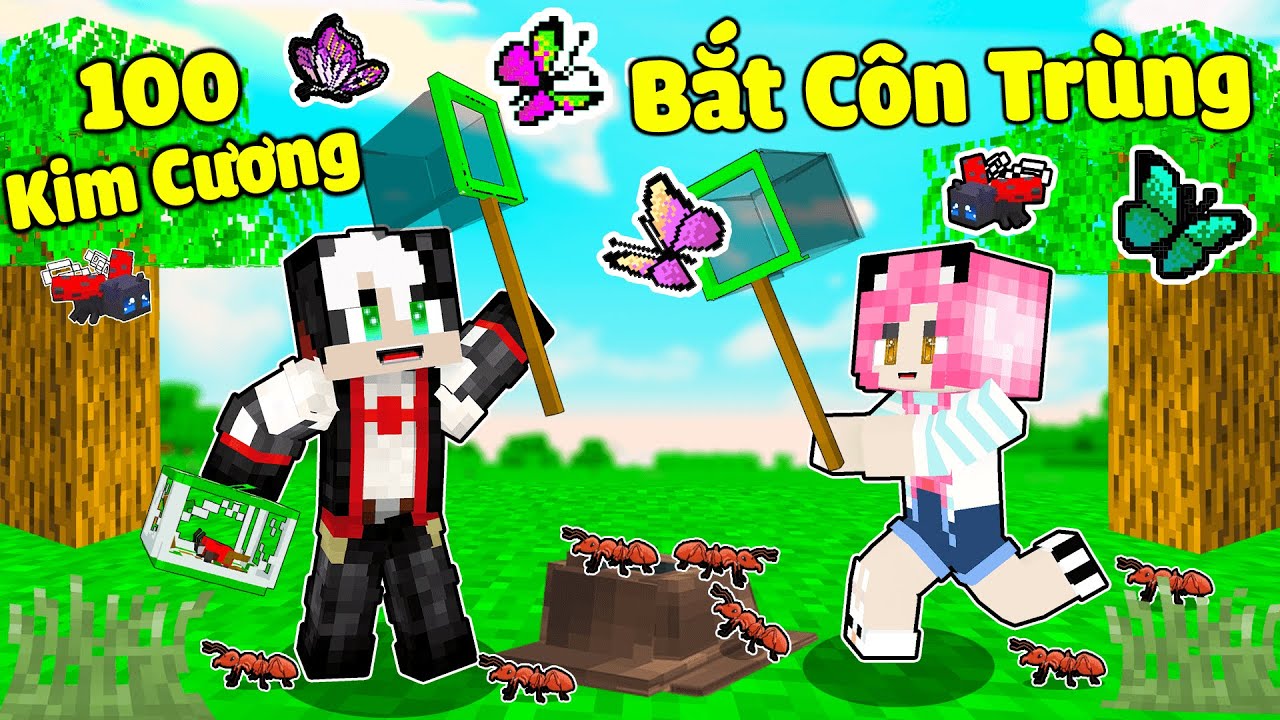 MỀU THỬ THÁCH 24 GIỜ LÀM NHÀ SƯU TẦM CÔN TRÙNG TRONG MINECRAFT*REDHOOD BÍ MẬT CẦU HÔN MỀU VÀ CÁI KẾT