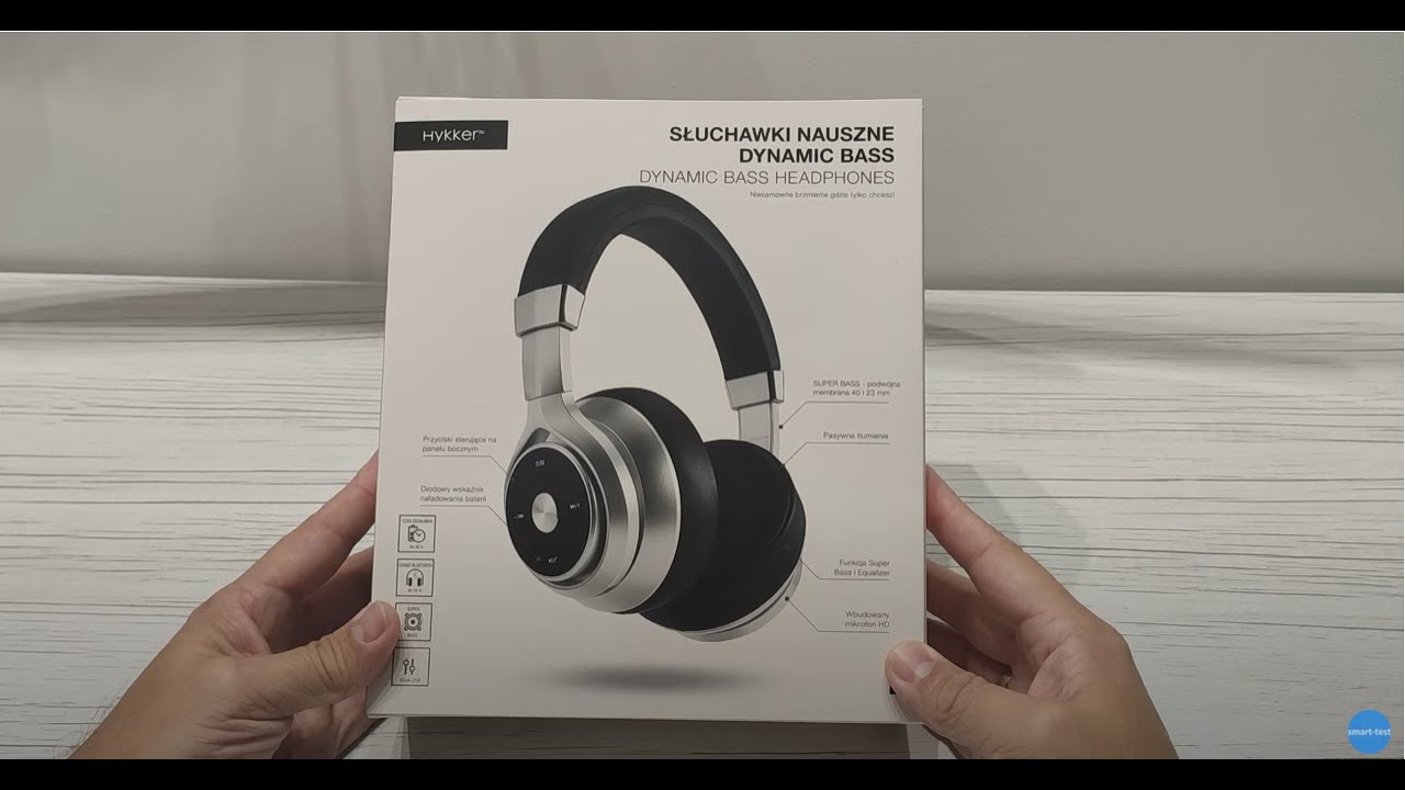 Słuchawki Nauszne Hykker Dynamic Bass z Biedronki - recenzja