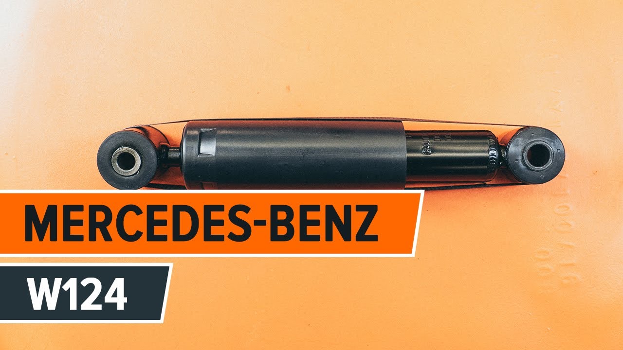 Wie MERCEDES-BENZ E W124 Stoßdämpfer hinten wechseln TUTORIAL | AUTODOC