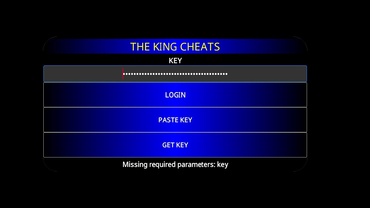 THE KING CHEATS V108 KEY PROBLEM ANTI BAN ANTI BLACKLIST MOD MENU HACK V109  