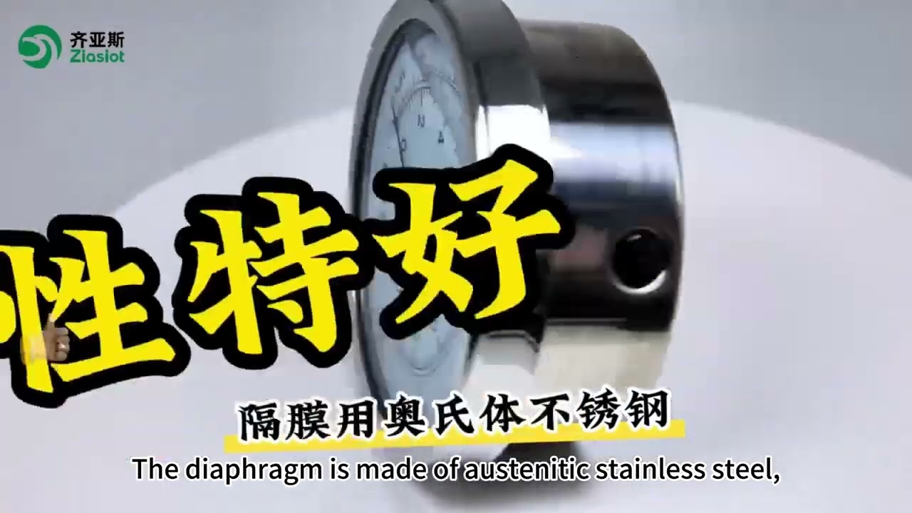 PG110s diaphragm pressure gauge for industral general purpose usage