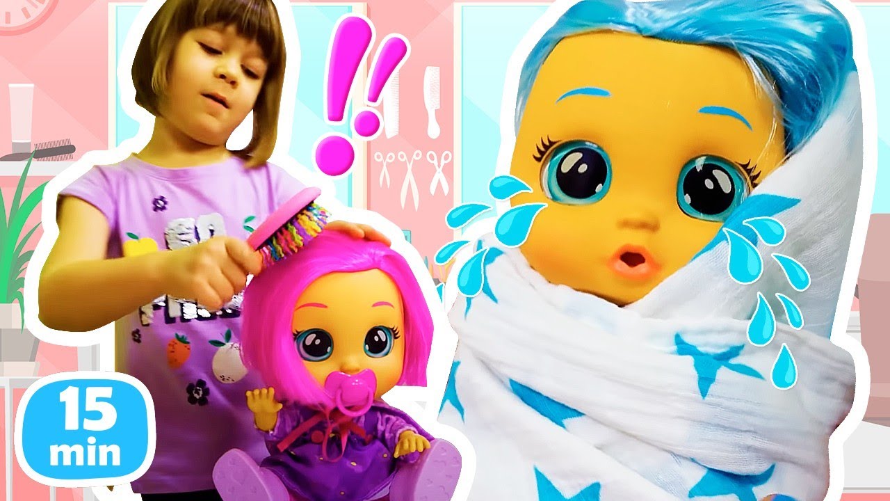 Bianca y Carl saben cómo cuidar a los bebés CryBabies para que no lloren