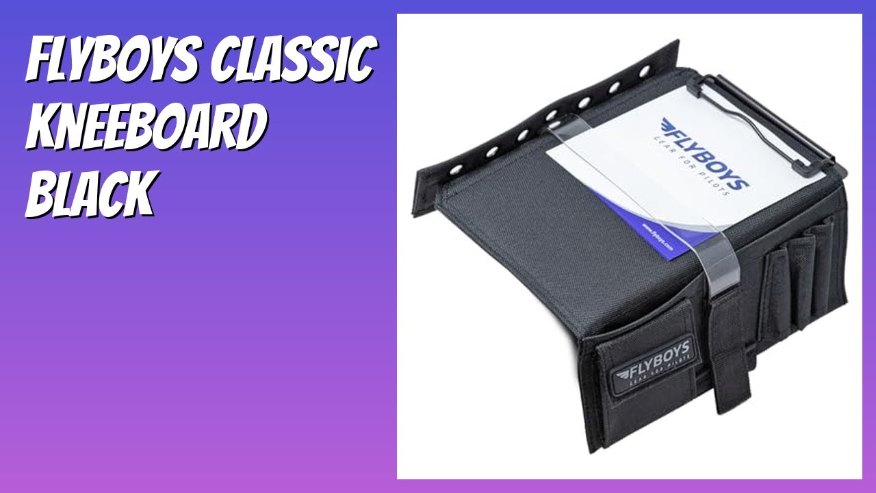 REVIEW (2026): FLYBOYS Classic Kneeboard Black. Features