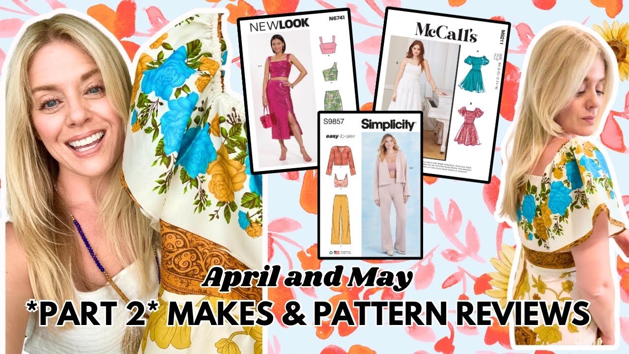 Летние швейные штучки [Часть 2]! 🌷 New Look 6678, Simplicity 9857, McCall’s 8211 #sewingclothes