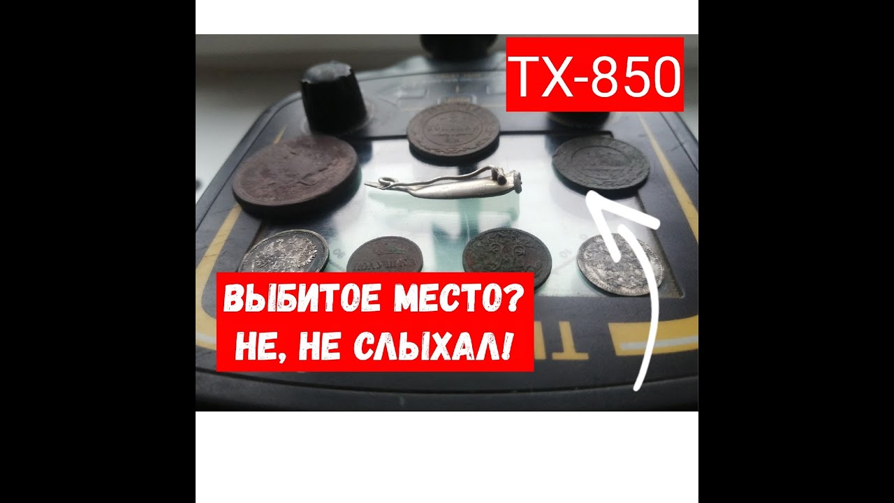 отличные находки на выбитом поле | ТХ-850 осенний коп, часть первая