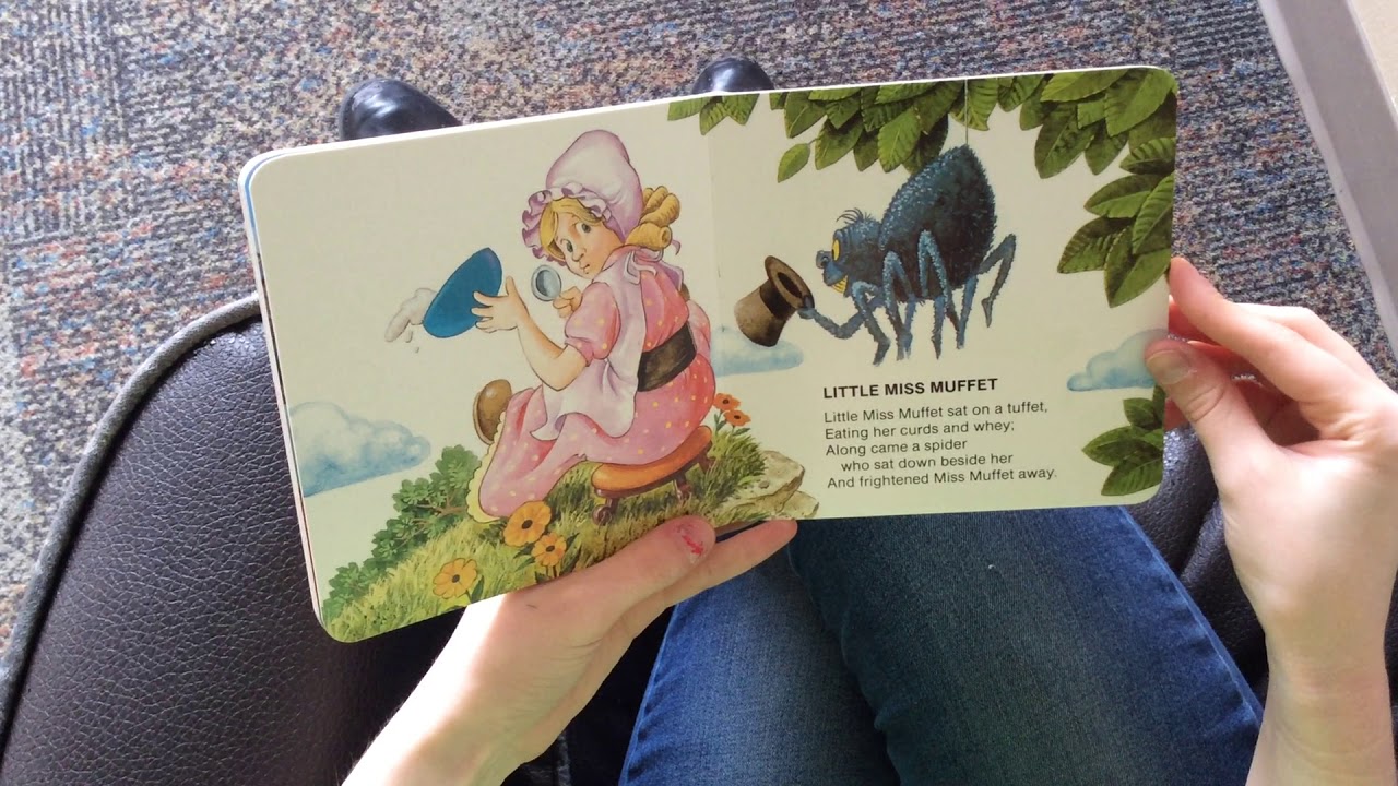 Ms. Gabby reading The Pudgy Book of Mother Goose