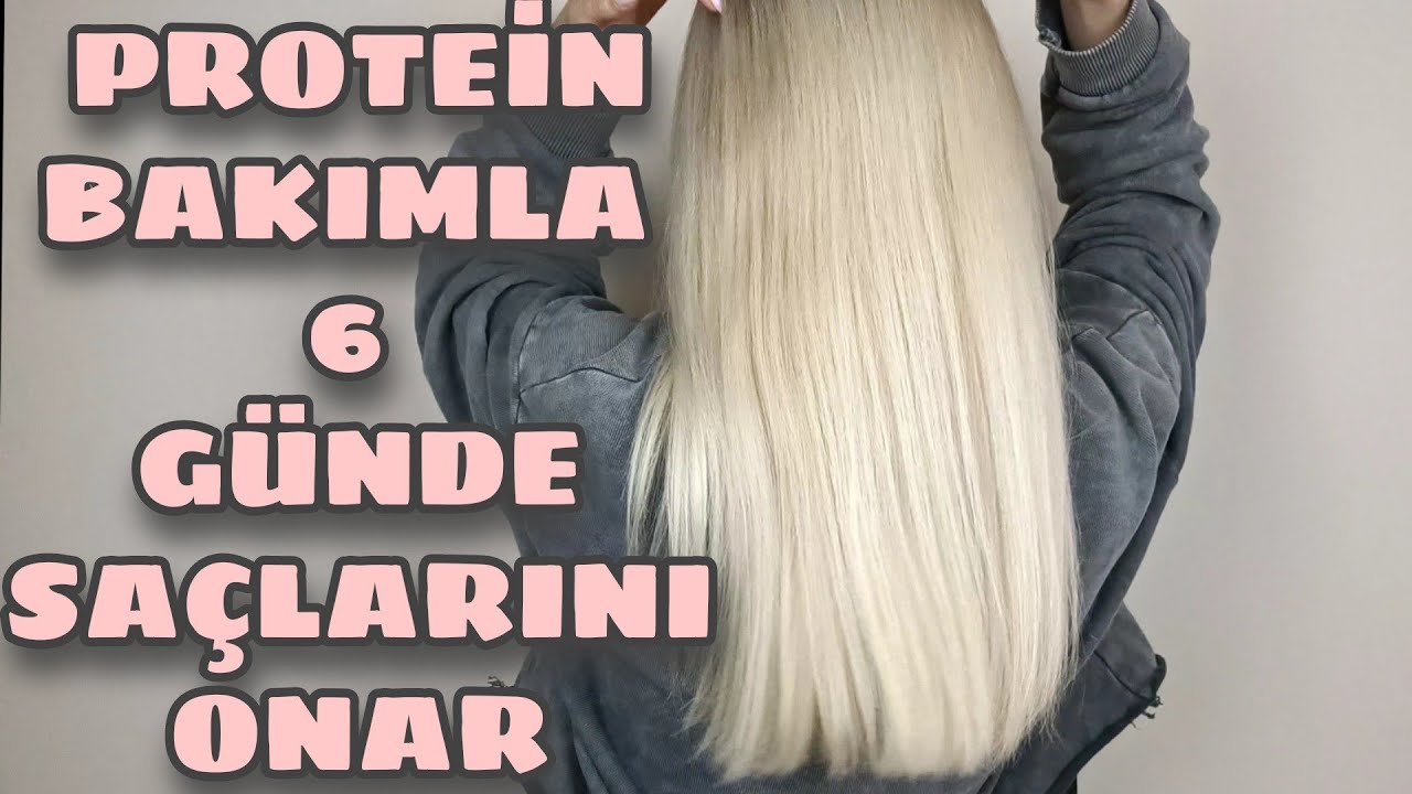 Saçlarıma profesyonel protein bakımı yaptım | 6 günde harika sonuç 😲