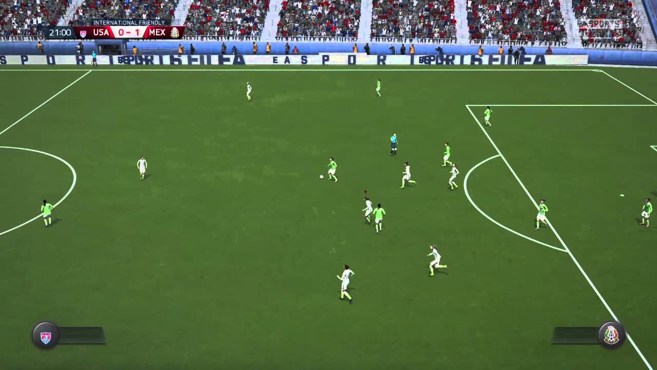 FIFA 16 Women's National team gameplay (PS4): USAvMEX