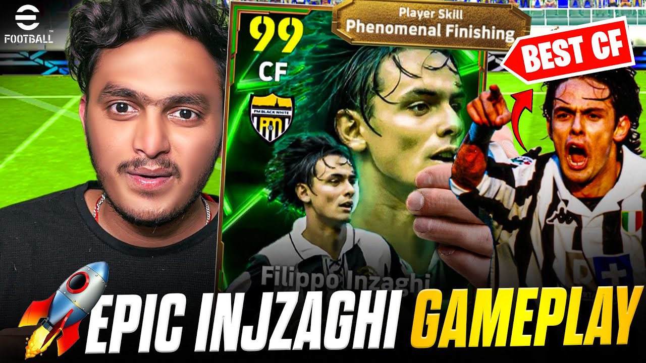 eFootball INZAGHI 104 с рейтингом 🔥ЕГО ЦЕЛИ ПОТРЯСАЮЩИЕ 🤯😱#efootball #inzaghi