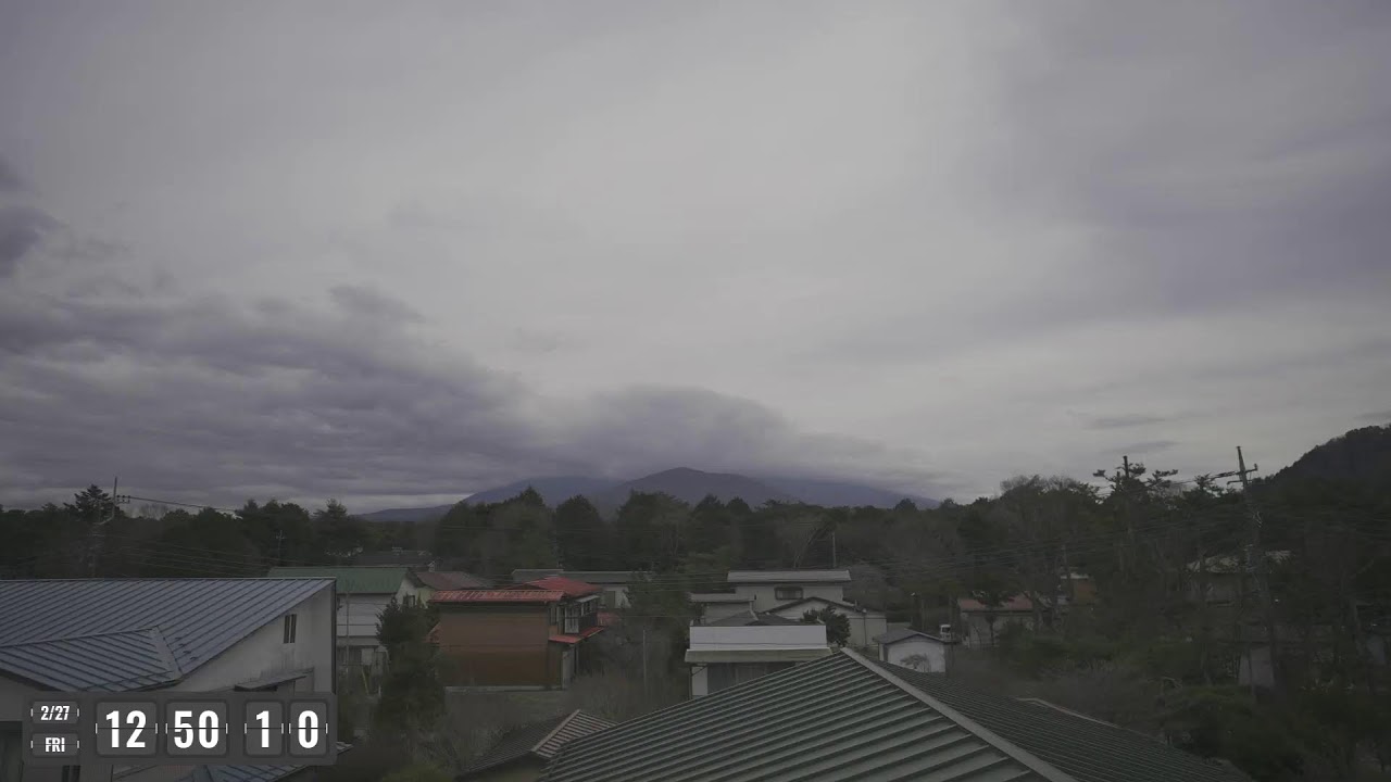 流星の富士山ライブカメラで星空観察！Meteor starry night Mount fuji live camera!