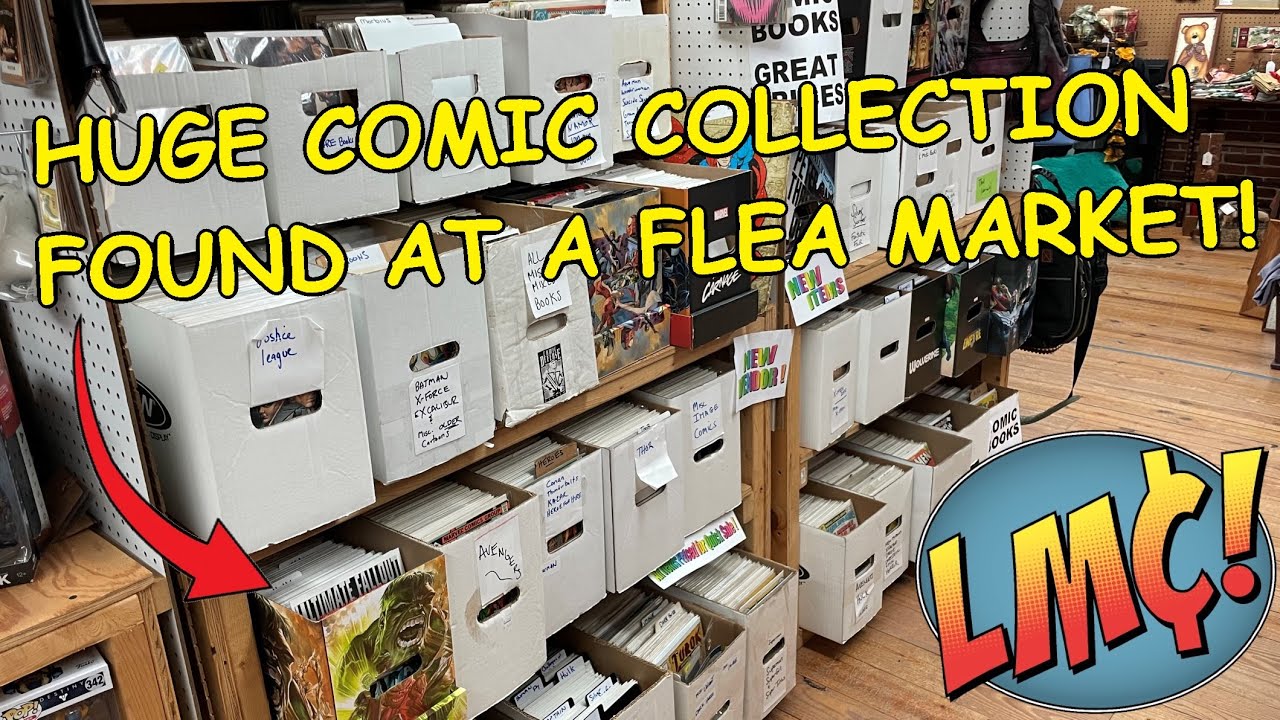 I Found a HUGE Amount of Comic Book Inventory at this Indoor Flea Market!