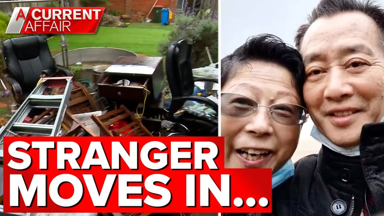 Shameless stranger moves into stranded family's home | A Current Affair
