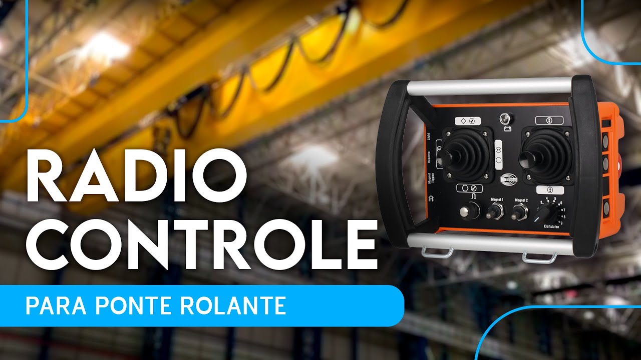 Radio Controle para Ponte Rolante com Safety features HBC-radiomatic