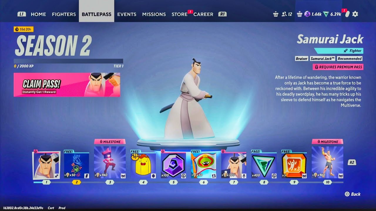 MultiVersus - Season 2 Battle Pass | All Tiers Showcase