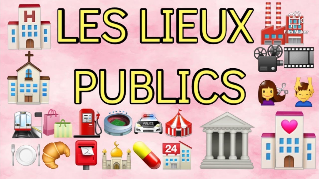 Apprendre les endroits de la ville en français facilement 🇨🇵
