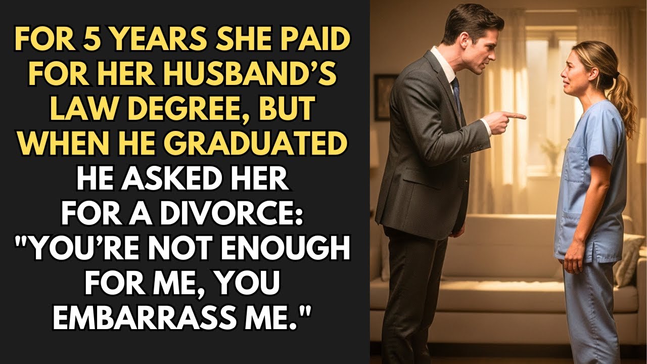 For 5 Years She Paid For Her Husband’s Law Degree, But When He Graduated He Asked Her For A...