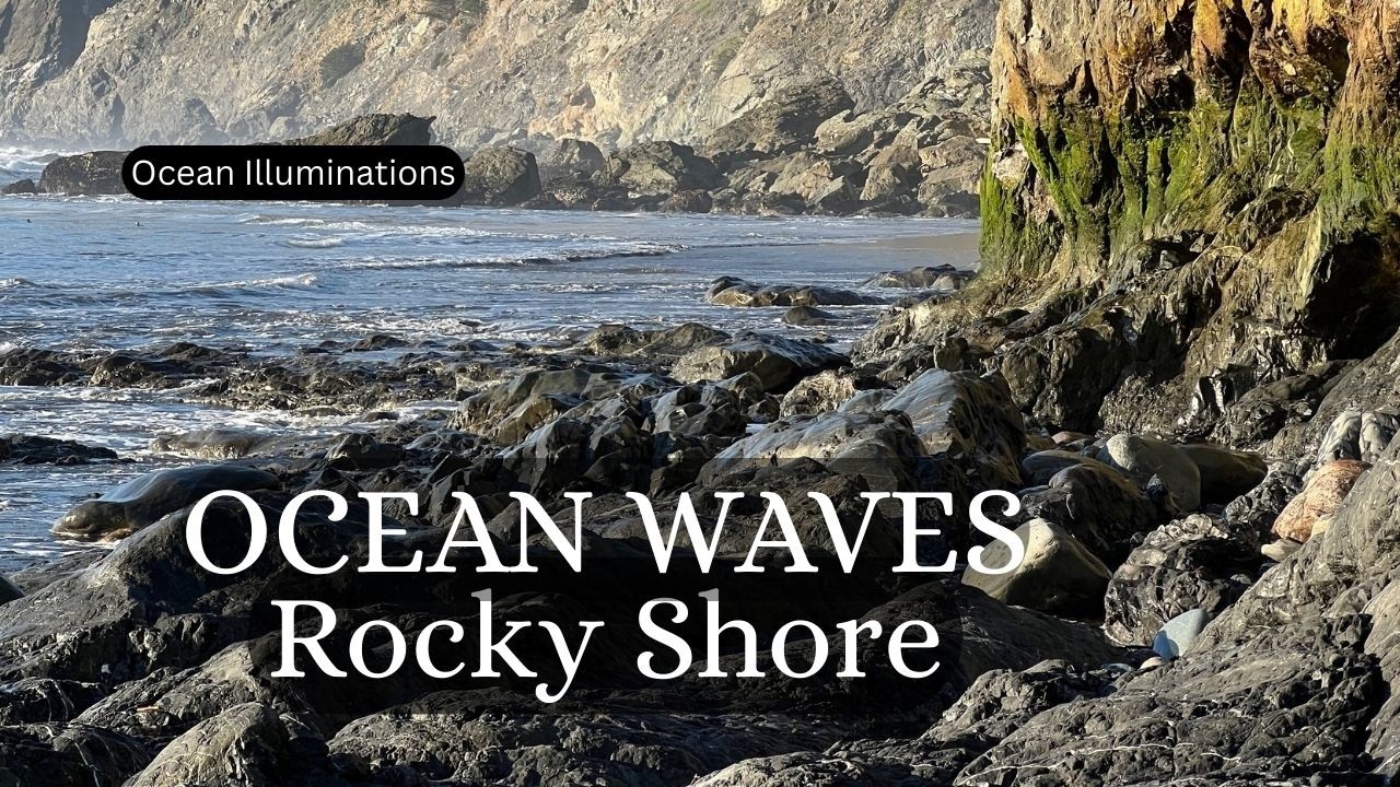 15 Minutes of California Ocean Waves | Receding Tide for Relaxation, Stress Relief & Calm