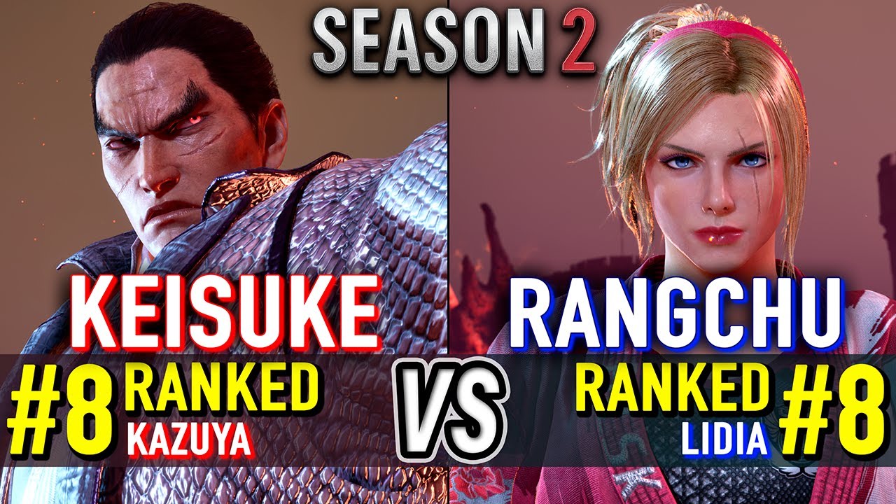 T8 🔥 KEISUKE (#8 Ranked Kazuya) vs RANGCHU (#8 Ranked Lidia) 🔥 Tekken 8 High Level Gameplay