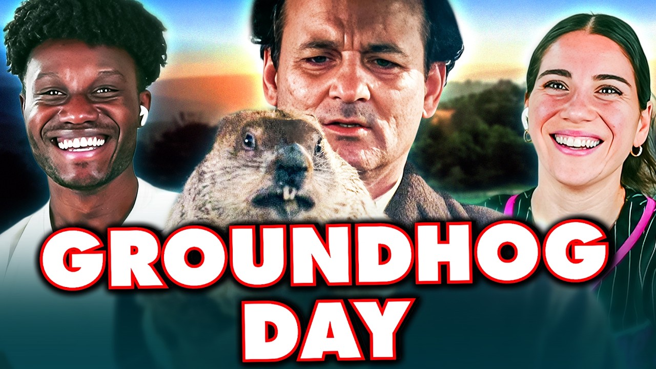 Watching **GROUNDHOG DAY** on Groundhog Day! (Movie Reaction)