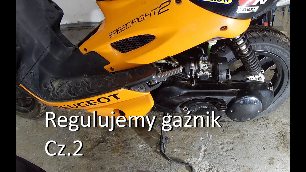 Peugeot Speedfight 2 - regulacja gaźnika cz.2