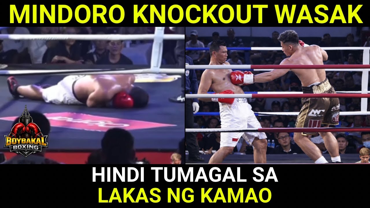 Mindoro Panalo KNOCKOUT Round2 | Bumagsak Agad Kalaban | Barrios Vs Ryan Garcia Panalo