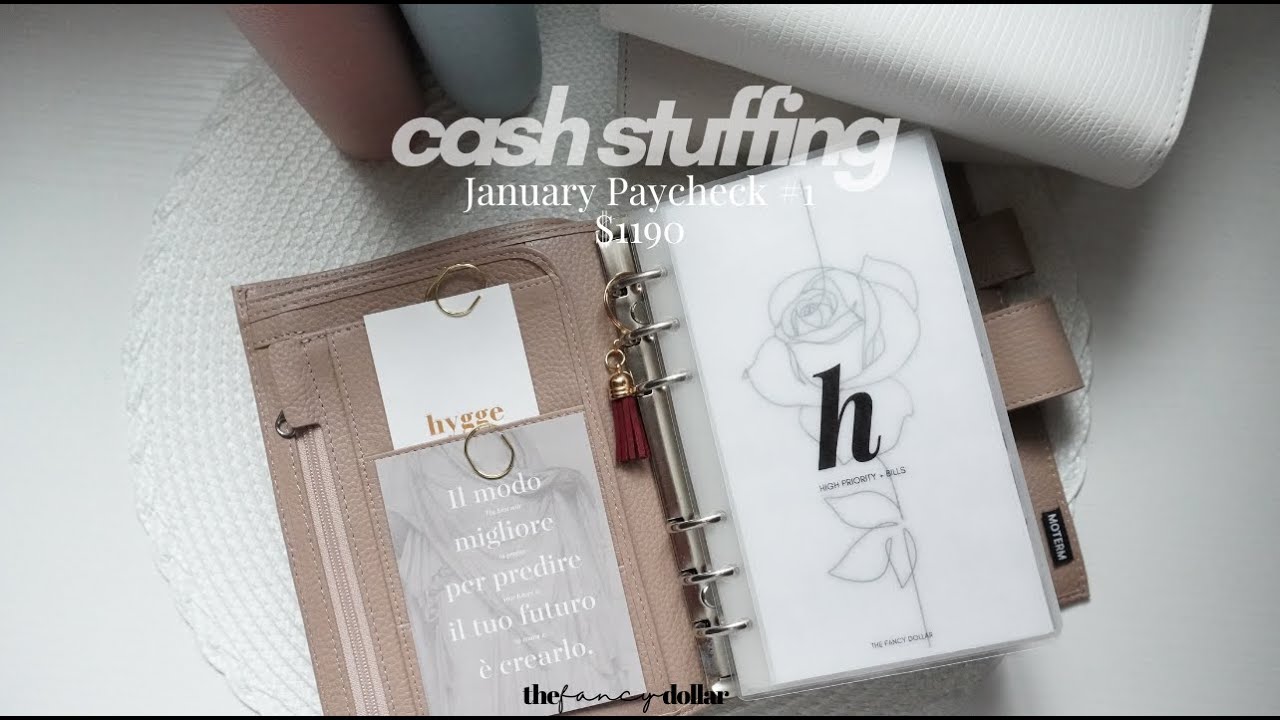 2024 First Cash Envelope Stuffing | January Paycheck #1 $1190