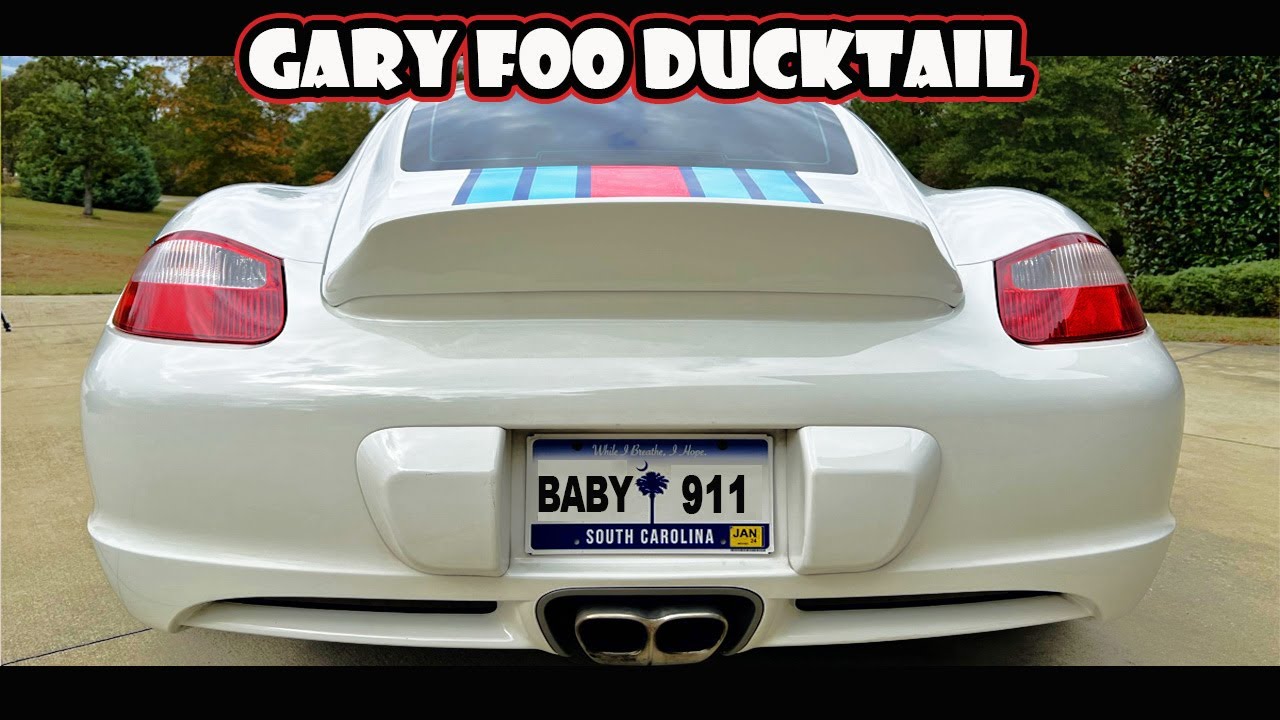 Installing & Customizing the Gary Foo Ducktail on a 987 Porsche Cayman S: Step-by-Step Guide