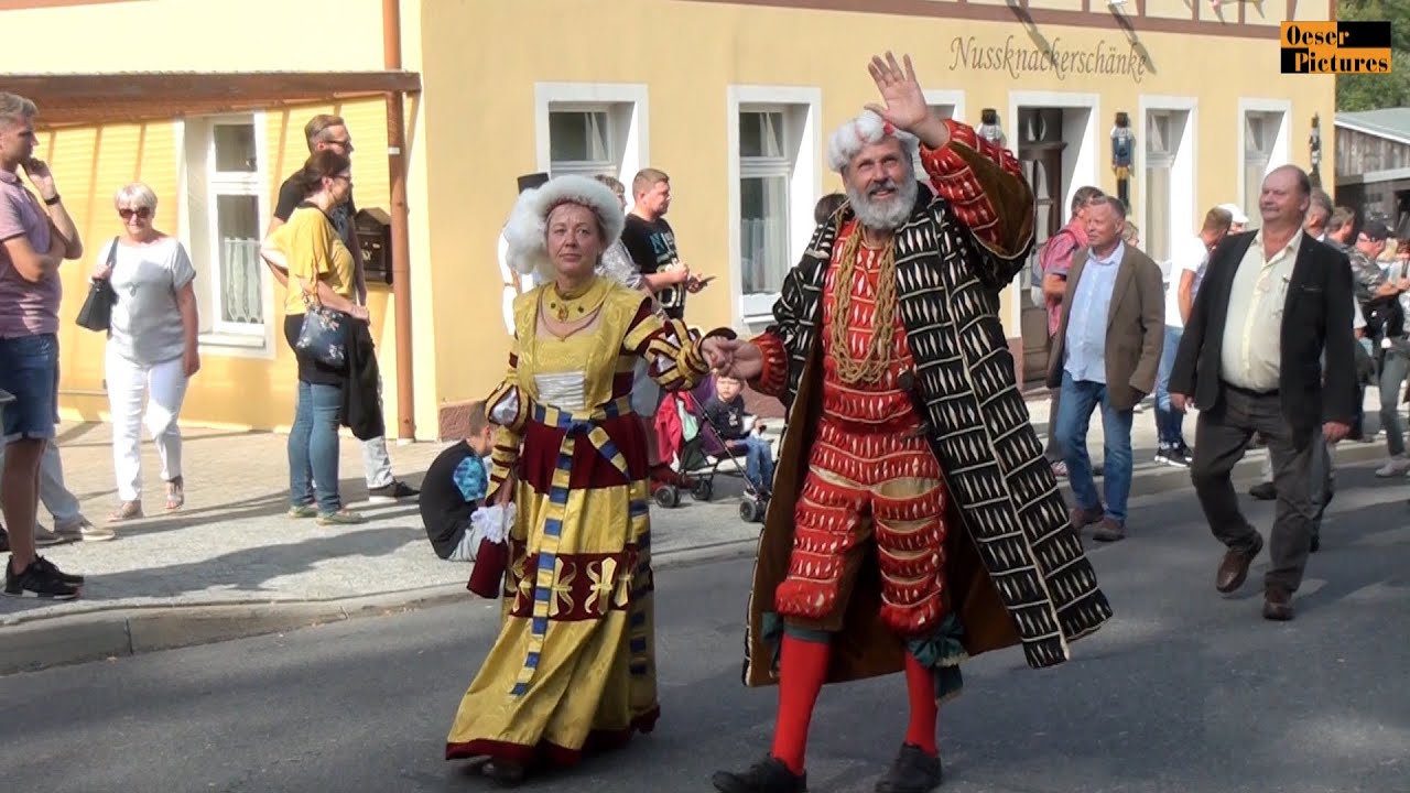 Bergfest Pobershau 2019 - der Festumzug Teil 3 - Gewerke, Vereine