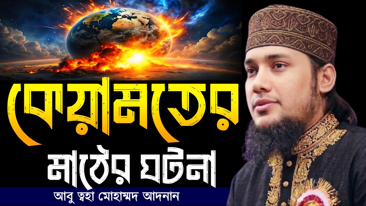 কেয়ামতের মাঠের ঘটনা । আবু ত্বহা মোহাম্মদ আদনান, Abu taha muhammad adnan, adnan waz, new waz, waz