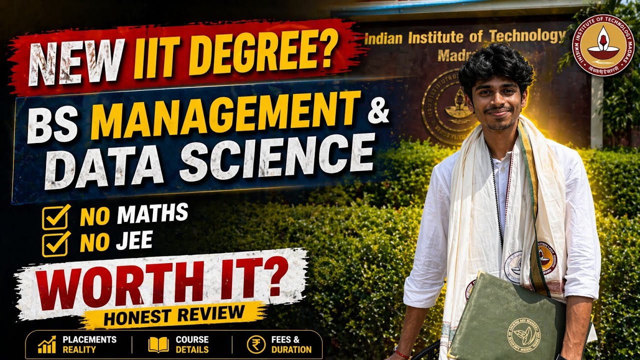 IIT Madras BS in Management & Data Science | Honest Review | New Degree Explained