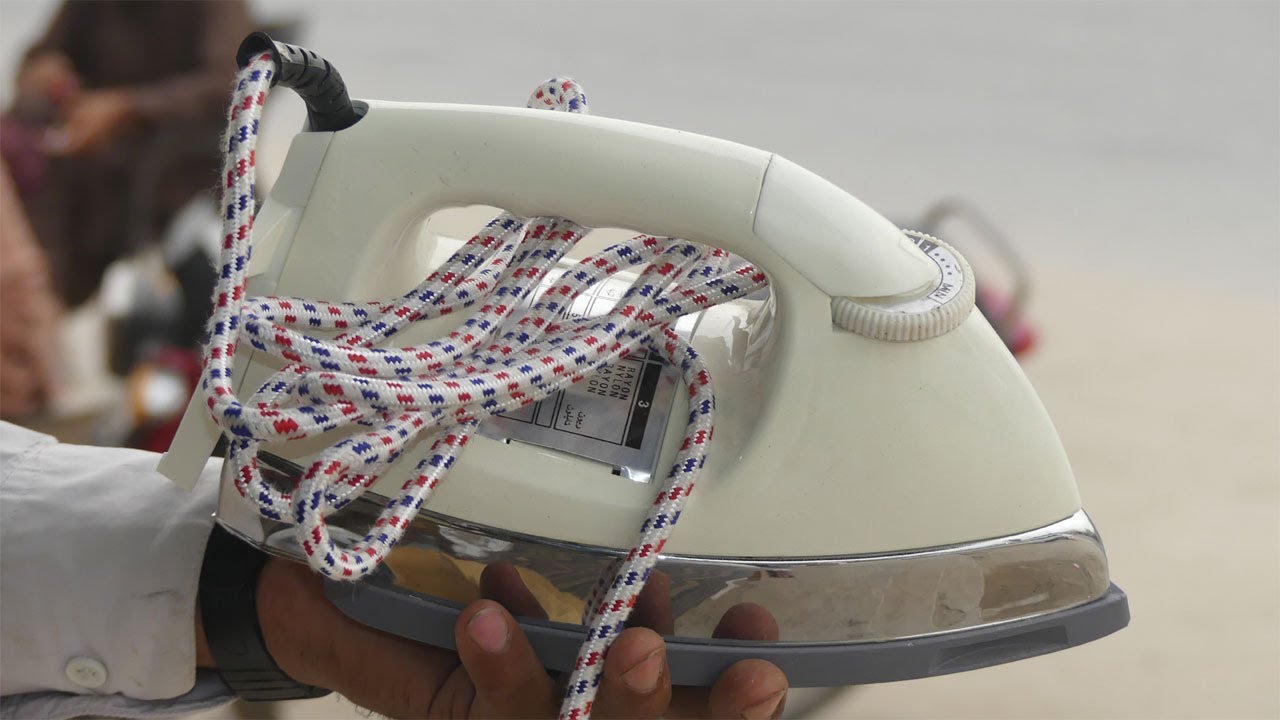 How to Repair a NEW National Electric Iron in Hindi Urdu