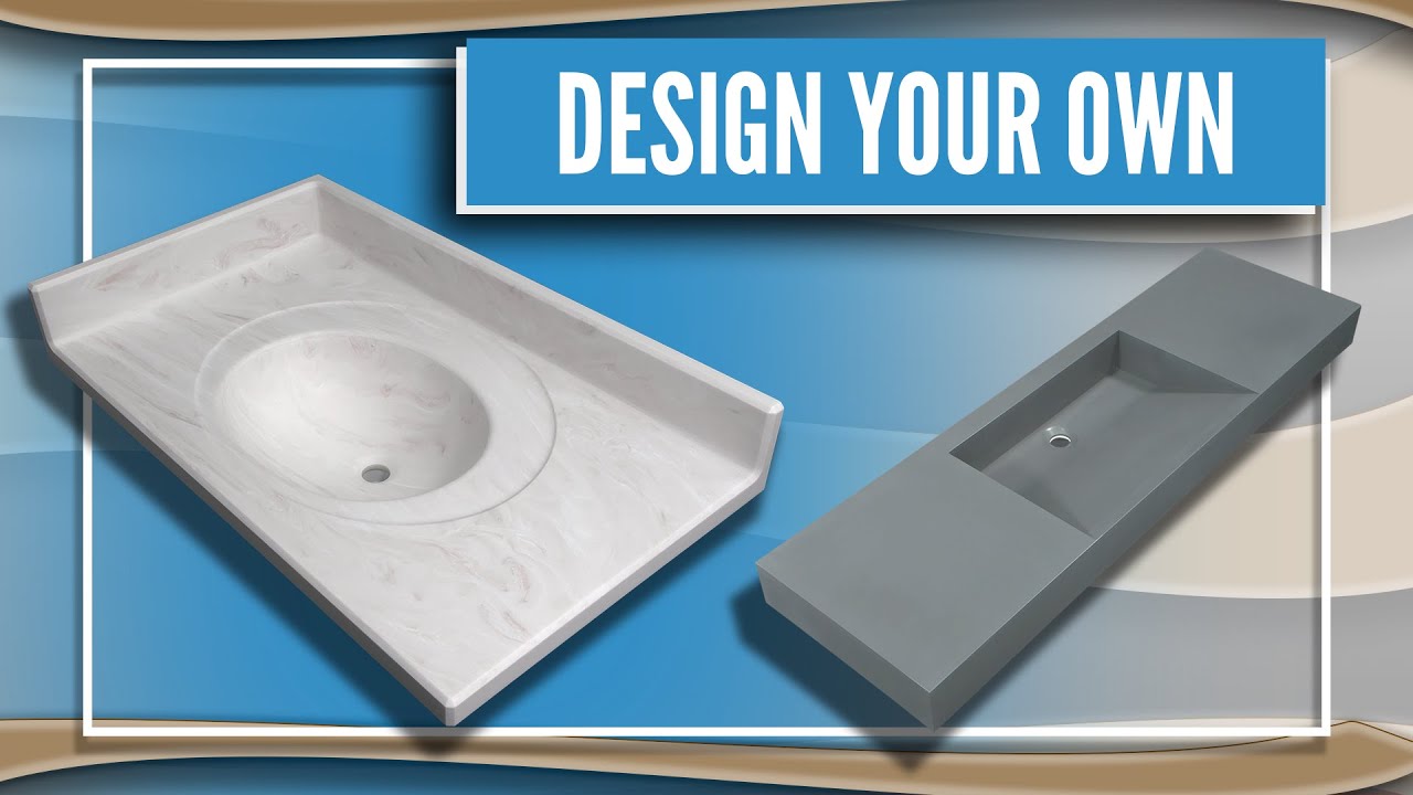 Custom Lavatory Vanity Tops | Backsplash Variations | Grifform Innovations