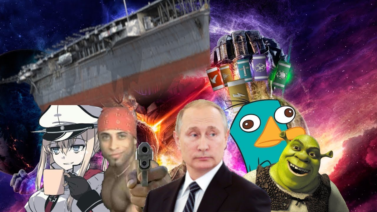 When world of warships gives u CVs(feat. Hosho)