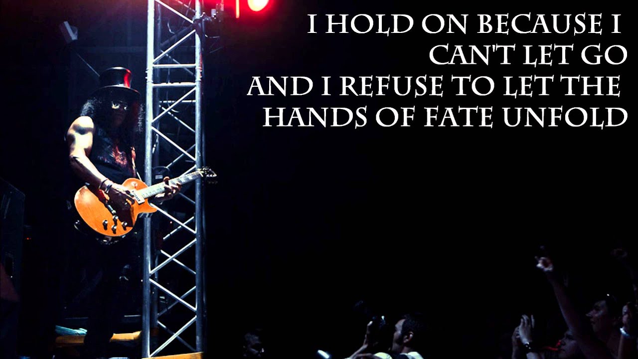 I Hold On by Slash (With Lyrics)