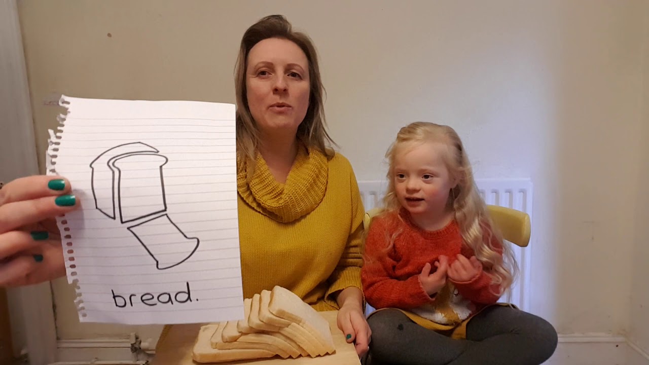 Makaton for 'bread' 🍞